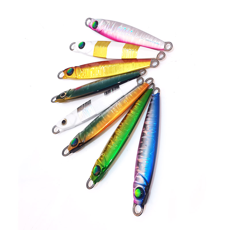 3D Eyes Fishing Lures Freshwater Fishing Spoons Double Sided Laser Reflective Ef